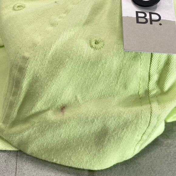 BP. Women's Solid Green Bow Adjustable Strap Baseball Cap SZ OS - Picture 5 of 6